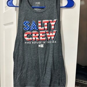 salty crew flag tank top